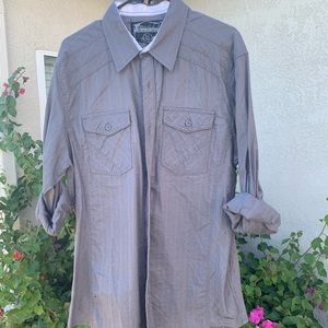 ❌SOLD❌ MENS LONG SLEEVE BUCKLE BLACK LABEL